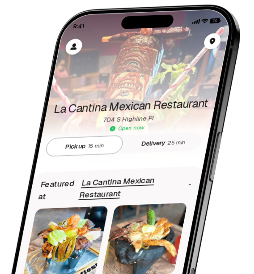 La Cantina Mexican Restaurant app preview