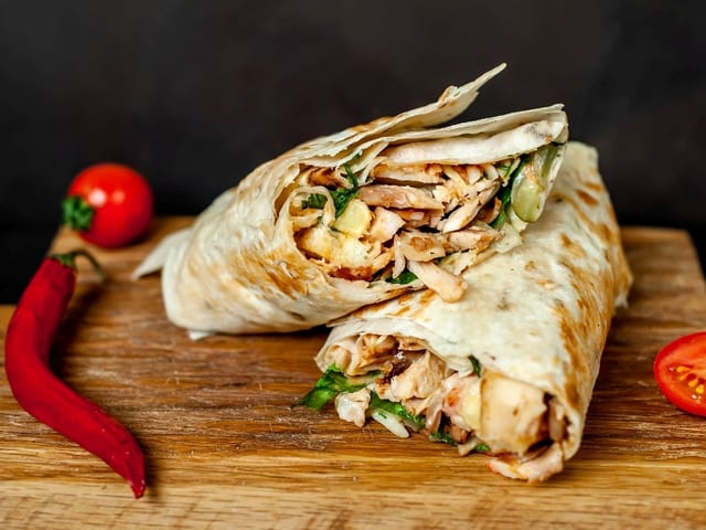 Lunch Burrito Croqueta.