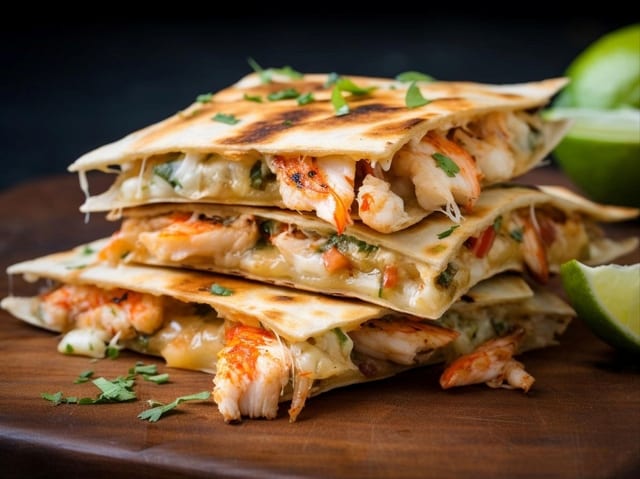 Shrimp Quesadilla.