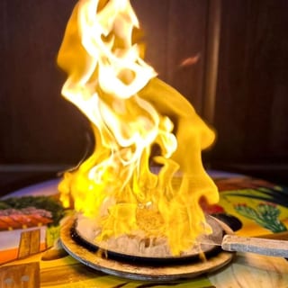 Flaming Cheese