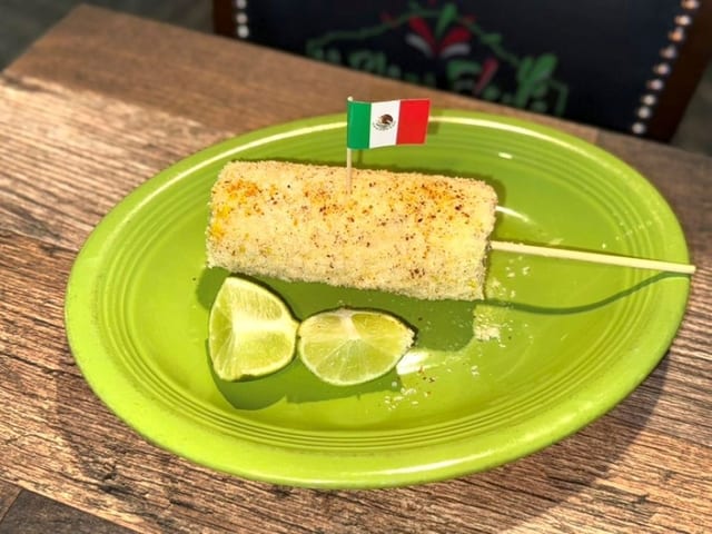 Elote Mexican Corn.