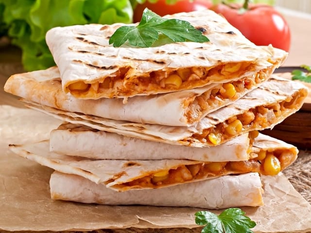 Hawaiian Quesadilla.
