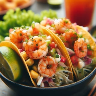 Fish or Shrimp Tacos