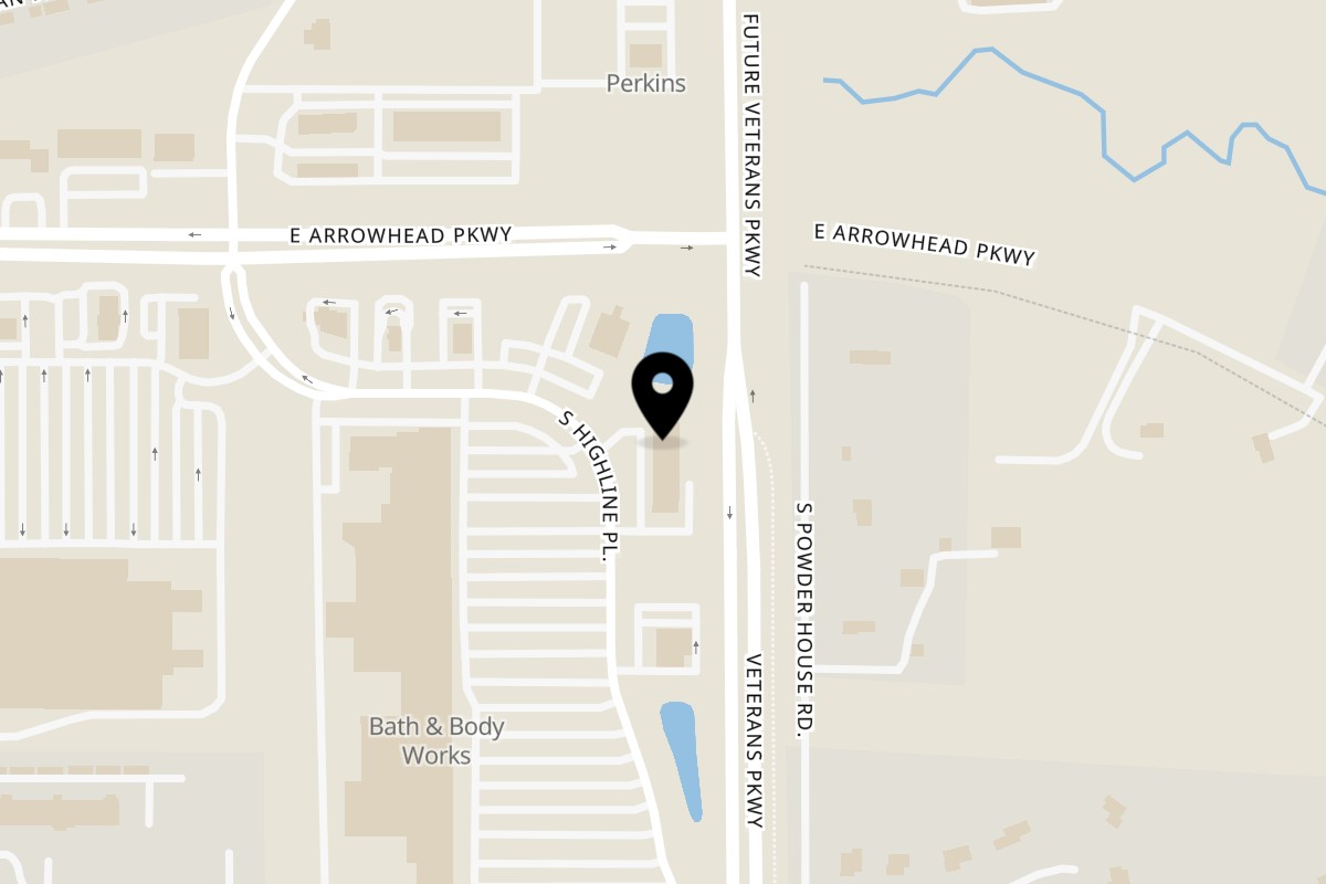 Map showing the location of La Cantina Mexican Restaurant Sioux Falls on 704 S Highline Pl in Sioux Falls